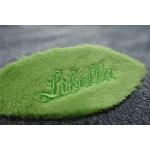 Green Velvet Fabric OEM Iron On Embroidered Patches