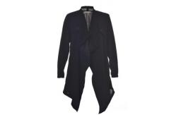 China Elegant Ladies Stylish Coats , Warm Asymmetrical Hem Coat Autumn Winter supplier