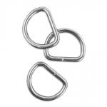 Silver Nickel Free Lead Free Metal D Ring for sale