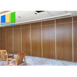 Easy To Operate Conference Hall Acoustic Folding Room Partition Walls Commercial for sale