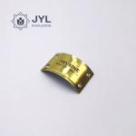 Bending Metal Label Sticker With Diamond Aluminum Plate Perfume Tag 0.5mm for sale