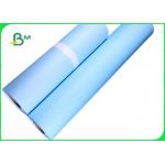 80gsm Blue CAD Drawing Paper For Wide Format Inkjet Printer 24 x 150ft for sale