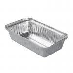550ml Aluminum Foil Food Containers Takeout Food Packing Aluminium Disposable Box With Lid