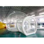 Half Transparent Inflatable Dome Tent / Bubble Tent For Lawn Camping for sale