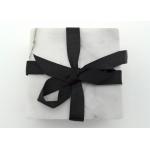 Marble White Plain Stone Coasters No Pollution Insulated With Back Pad