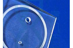 China High Light Transmittance Transparent Uv Fused Quartz Plate supplier