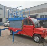 11M Lifting Height 450KG Loading Capacity 2.2Kw Manganese Steel Truck Mounted Scissor Lift for sale