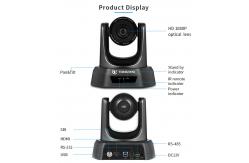 China 2.10 Megapixels Live Streaming PTZ Camera Omni Directional IR Remotoe Control supplier