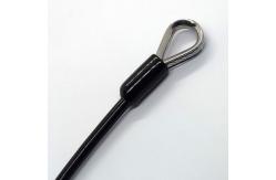 China Safety Wire Rope Sling Tool With Stamped Eyelets Hook Spring Hanging Kits supplier
