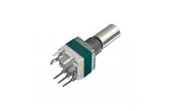 China RV9312NM 9mm Rotary Potentiometer With Push Switch For Smooth Operation supplier