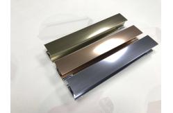China Polishing Surface Alloy 6463 Aluminium Shower Profiles Silver Gold And Champange supplier