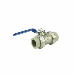 PN16 Telfon Sealing Brass Ball Valves Level Hand PPR Ball Valves  1/2 - 4 Inch 320g for sale