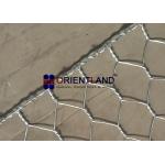 ISO Gabion Wire Mesh Galvanized Gabion Wall Mesh 2m * 1m * 0.5m Longlife for sale