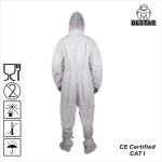 Dustproof Disposable Painting Coveralls Spp PE Medical Coverall Suit for sale