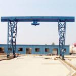 15t Single Beam Girder Electric Gantry Crane With Electric Wirerope Hoist for sale