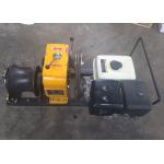 Petrol Engine Cable Pulling Winch / Belt Driven Cable Hoist Puller 100kg for sale