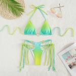 Women Split Sexy Two Piece Swimsuit Steel Plate Summer Hottest Bikini Swimsuits for sale