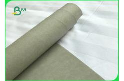 China 0.88mm Washable Paper White & Army - Green & Brown Width 150cm For Backpack supplier