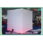 Party Photo Booth Foldable Inflatable Photobooth Kiosk Built-In Blower Fireproof Cloth for sale