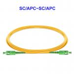SC APC SC APC Single Mode Fiber Optic Pigtail 1 Core OS2 0.9mm 2.0mm 3.0mm for sale