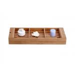 BAP Free Bamboo Bathroom Suppliers Adjustable Bathtub Caddy Tray Set for sale