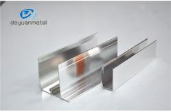 China Mirror Surface Aluminum Shower Door Frame Parts With Alloy 6463 Polished supplier
