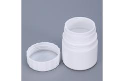 China 20ml-200ml Empty Pill Bottles Packaging with Screw Cap Round Bottle HDPE Material supplier