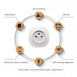 Israel Standard Smart Wall Outlet WIFI Google Smart Outlet Plug With Timer