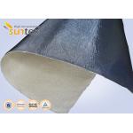 14 microns Aluminum Foil Fiberglass Cloth Fire Insulation Blanket Glass Fiber Fabric for sale