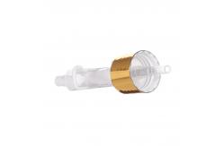 China Golden Aluminum Closure 24 / 410 Plastic Mini Trigger Sprayer Used For Cleaning supplier
