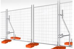 China 2400X2100mm Temporary Security Fence Site Security Fence Panels supplier