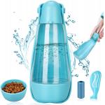 ABS Portable Pet Water Dispenser Feeder Container With Drinking Cup Bowl Outdoor Hiking for sale