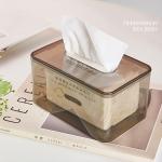 Rectangle Clear Kleenex Holder Clear Acrylic Tissue Box Cover Organization for sale