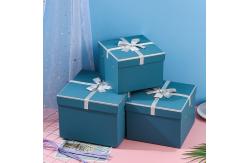 China Fashionable Custom Logo Packaging Boxes with Ribbon Bow-Tie and Paper Carton supplier