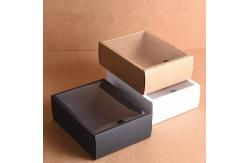 China Pantone PU Leather Box Sliding Kraft Drawer Gift Box Folding TUV supplier