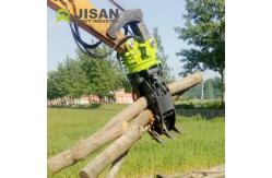 China Excavator Log Grab Certified Hydraulic Log Grapple For Mini Digger supplier