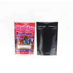 Weed Bag Three Side Sealed Open Window Aluminized Bag With Child Proof Zippe Holographic Printing For Packaging weed for sale