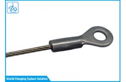 China Braided Steel Wire Rope Sling Safety Rope With Hook For Flower Hanging supplier