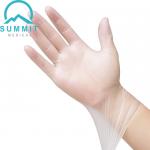 Powder Free Clear PVC Disposable Examination Gloves Latex Free for sale