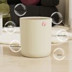 Round House Hold Plastic Trash Can with Lid Plastic Waste Bin Antistatic Esd for sale