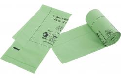 China 100% Biodegradable Dustbin Bags Compostable Trash Liners PLA PBAT supplier