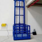 5m 1000kg Hydraulic Wall Mounted Easy Lift Cargo Lift Goods Elevator for sale