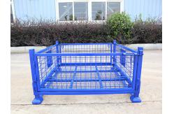 China 500kg-2000kg Logistics Collapsible Pallet Cages Efficient Handling And Storage Solution supplier