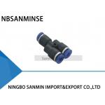 PY Air Compressor Pneumatic Union Y Fitting Quick Connecting PU Tube Accessories Push In Fitting Sanmin for sale