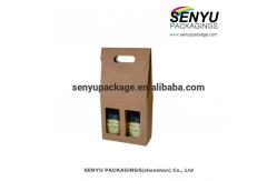 China Corrugated Board Unique Design Kraft Paper Box With Window supplier