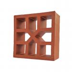 250*250*70mm Common Size Decorative Brick Wall Breeze Block Concrete With 7% Absorption for sale
