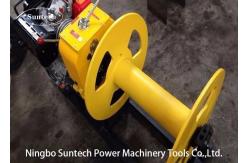 China Gasoline Diesel Engine Cable Winch Puller Take Up Stringing Equipment 5 Ton 20KN supplier