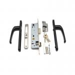 Home Office Aluminum Lever Door Handle with key lock OEM ODM Service for sale