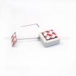 Anti Theft 3M Adhesive Back Retractable Pull Box With Stainless Steel Rope