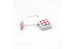 China Anti Theft 3M Adhesive Back Retractable Pull Box With Stainless Steel Rope supplier